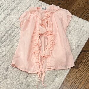 Pink Ruffled Kids Top